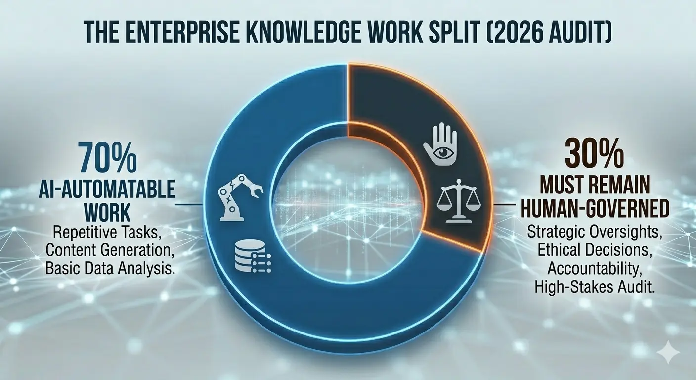 Enterprise knowledge work breakdown for AI governance